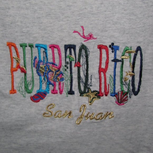 Dinorah's Sportswear Other - Vintage San Juan Puerto Rico Embroidered Tank Top Size XL Made in USA